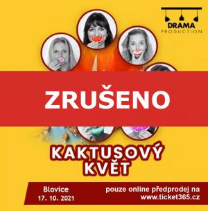 Zrušení představení Kaktusový květ!