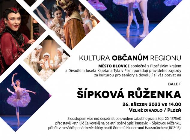 Zájezd - balet ŠÍPKOVÁ RŮŽENKA (Plzeň)
