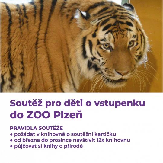 Soutěž pro děti o vstupenku do ZOO Plzeň