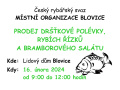 Prodej řízků - ČRS MO Blovice